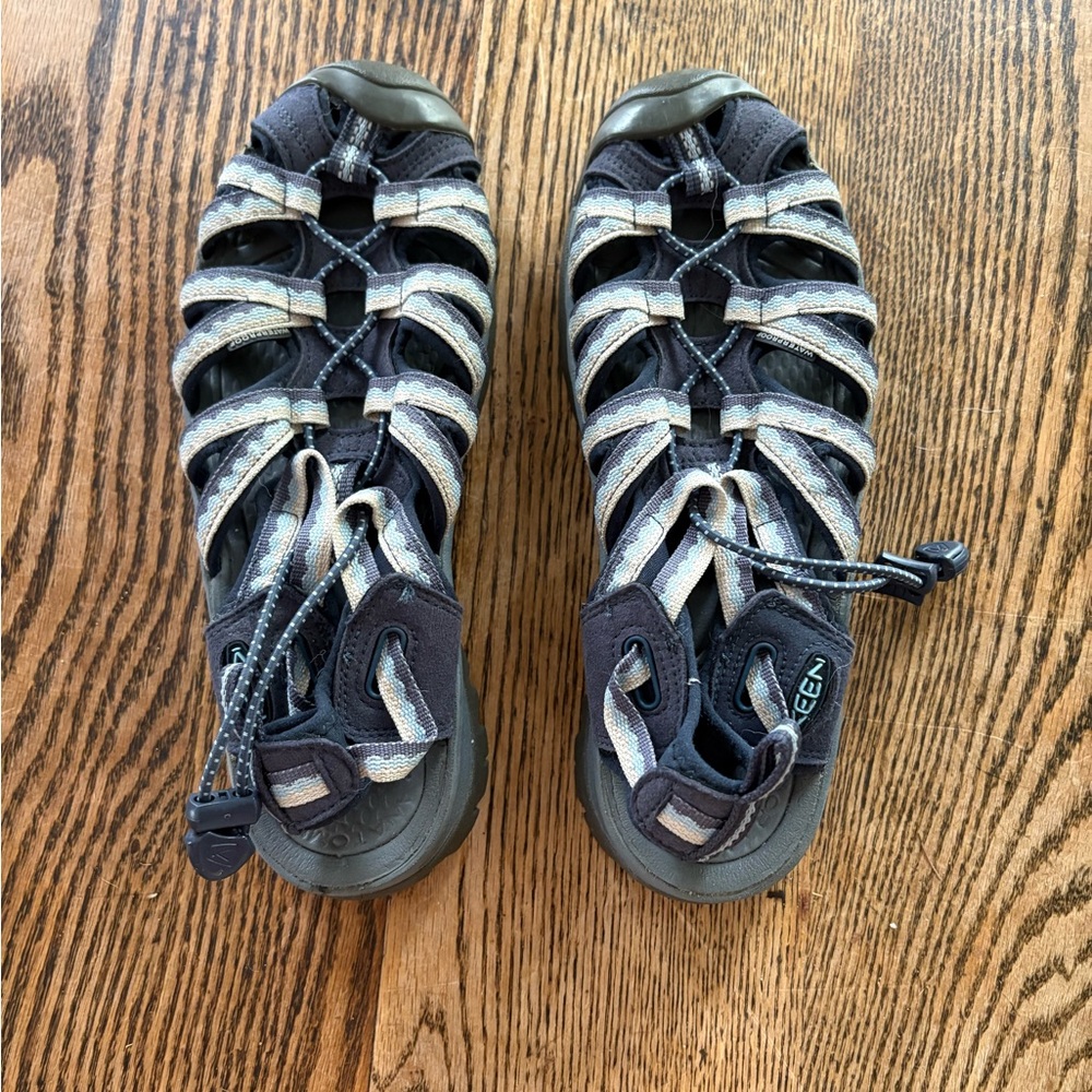 KEEN Women’s Black and Blue Sandals